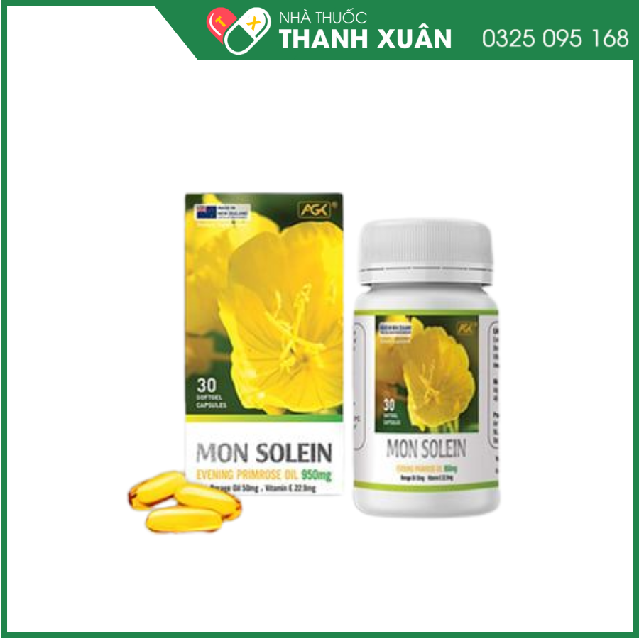 Mon Solein hỗ trợ cân bằng nội tiết tố nữ